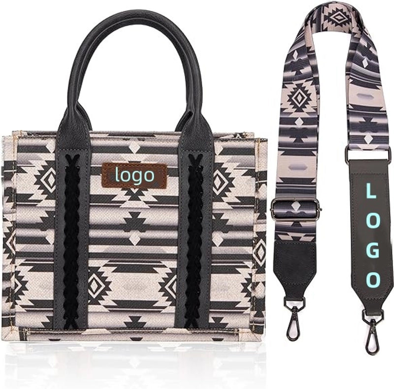 In Stock Handbag Western Wallet Women’s Tote Bag Shoulder Bag Bohemian Aztec Handbag