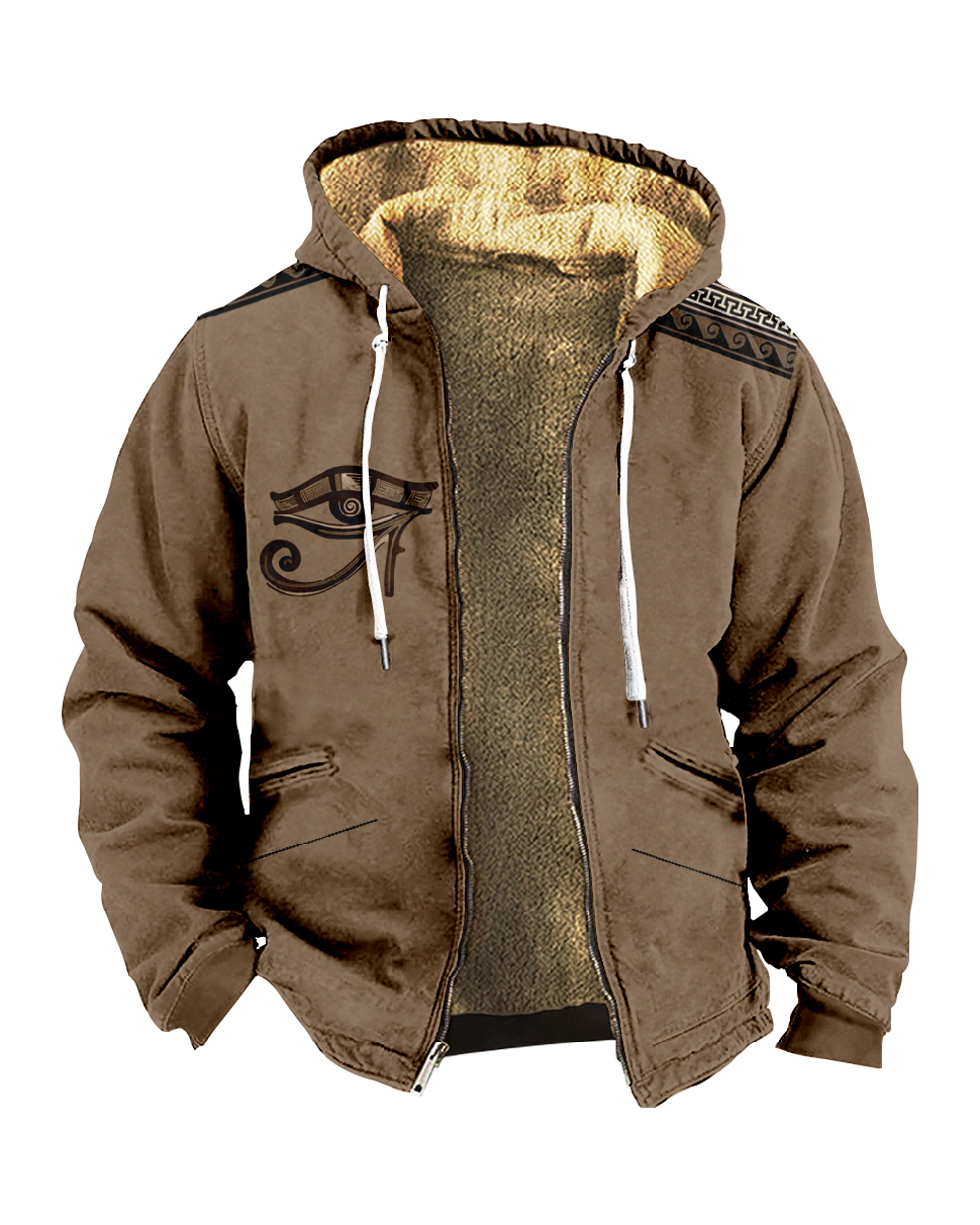 Suitmens Yellowstone style Fleece Hooded Jacket 0051