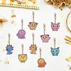 >SALE<9pcs Diamond Art Keychain Special-shaped Drill 5D DIY Bag Pandant (PT10)