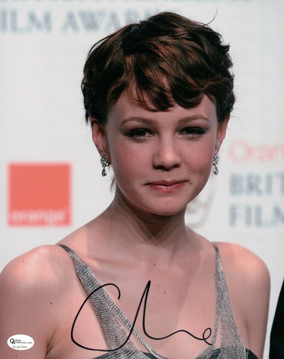 Carey Mulligan Signed Autographed 8X10 Photo Poster painting Gorgeous Sexy Red Carpet OA 8417097