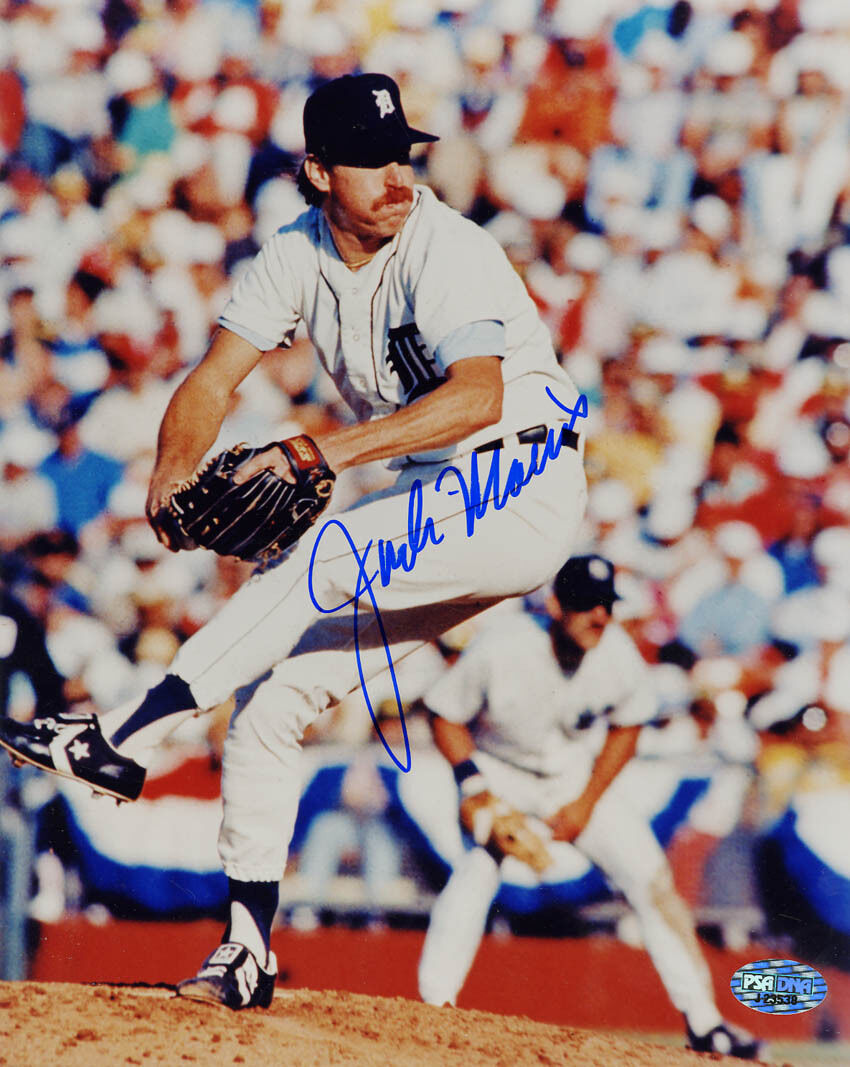 Jack Morris SIGNED 8x10 Photo Poster painting Detroit Tigers PSA/DNA AUTOGRAPHED