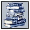 Blue Porcelain Books - 11CT Stamped Cross Stitch 40*40cm tapestrymarket