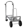 [US Local Warehouse] 2 in 1 Industrial Convertible Stair Climbing Car 1000 LBS Capacity Folding Hand Truck with Wheels for Transport & Moving