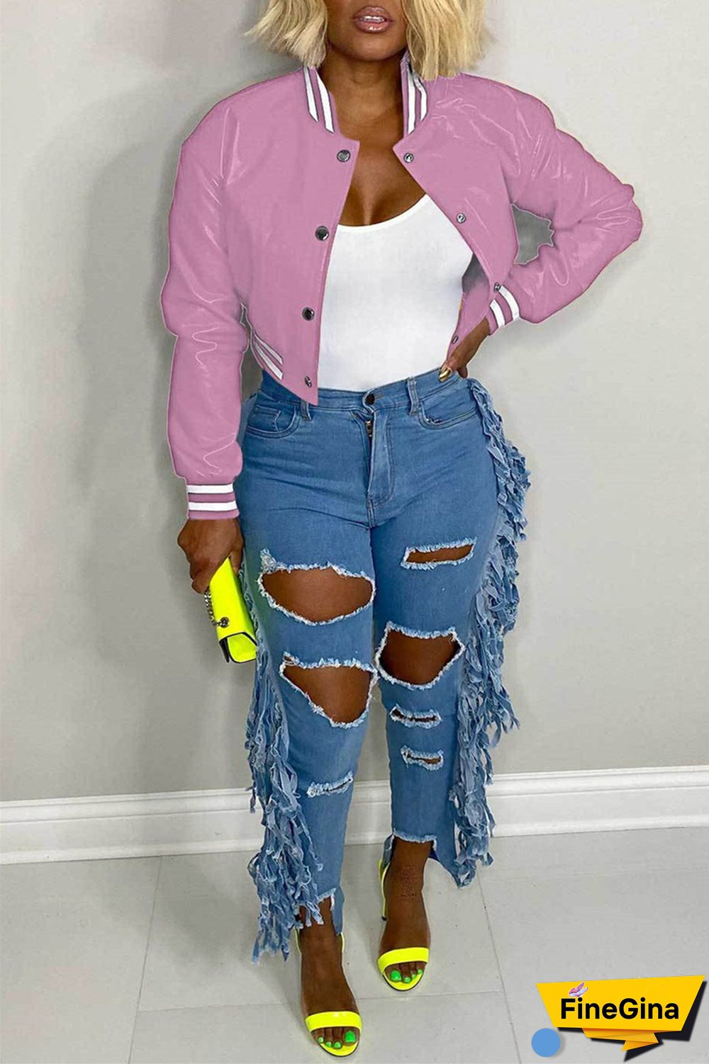 Black Casual Solid Patchwork Conventional Collar Outerwear