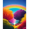 uk.everydayedeals (Limited Stock)Diamond Painting - Round AB Drills - Rainbow(45*55cm)