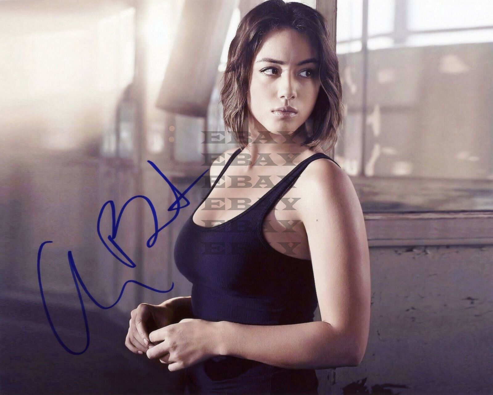 Chloe Bennet Autographed Signed 8x10 Photo Poster painting Reprint