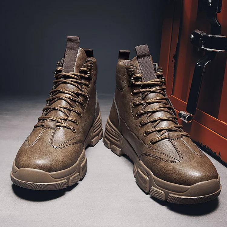 Vintage High-top Lace-up Martin Boots Shoes