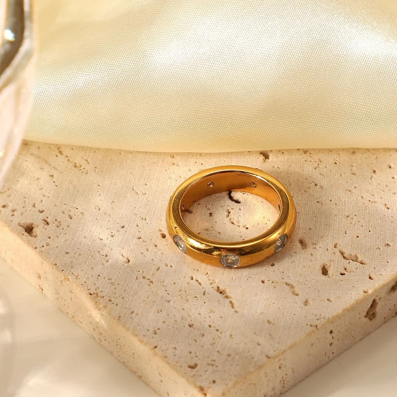 Simple Rhinestone Rings