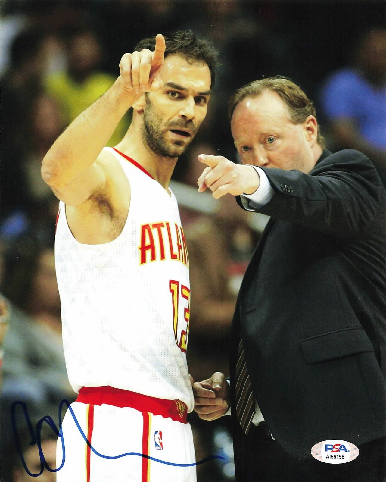 Jose Calderon signed 8x10 Photo Poster painting PSA/DNA Atlanta Hawks Autographed