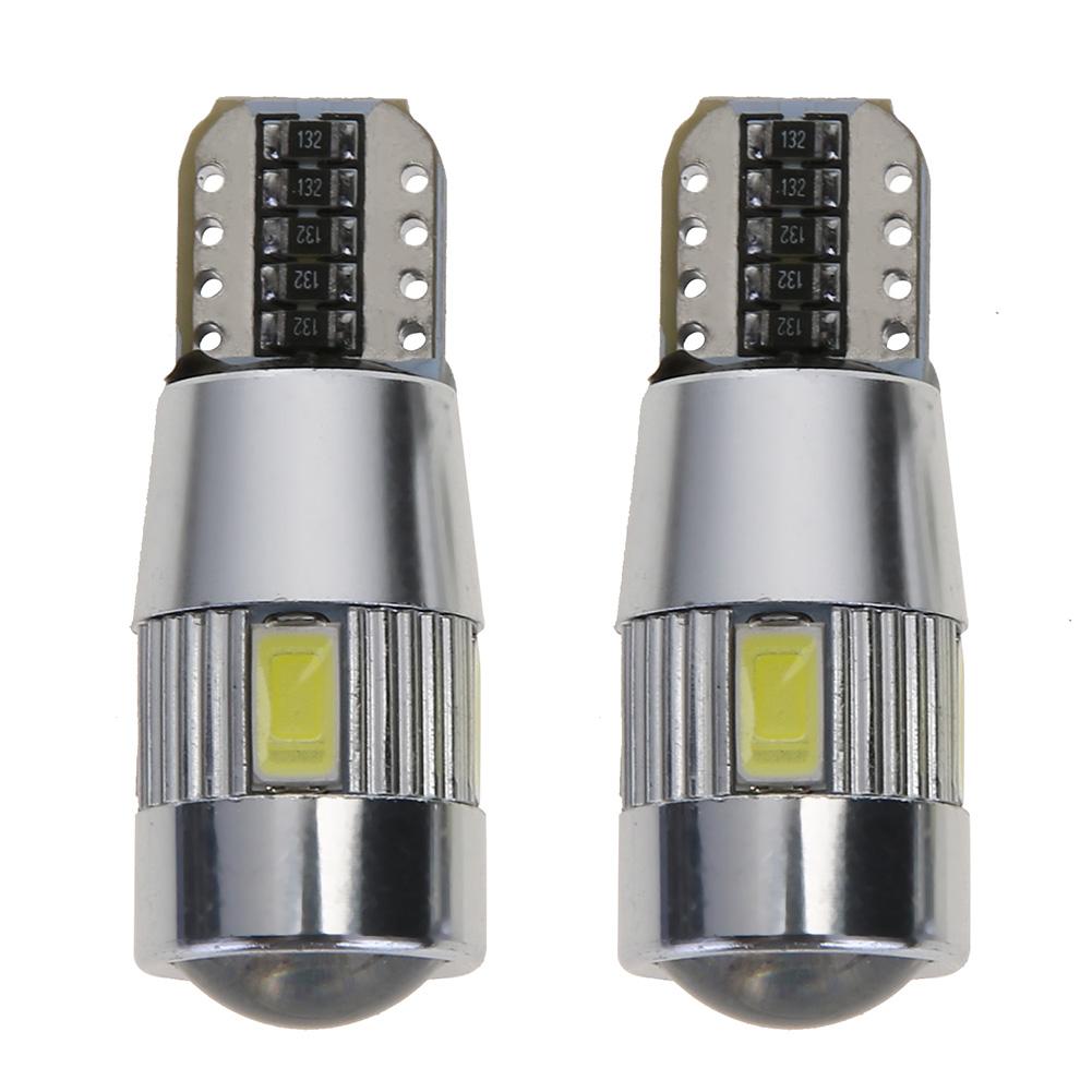 

2pcs T10 W5W 5630 6SMD LED Car Width Light Bulbs Dash Board Lights, 501 Original