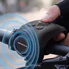 120dB Loud Bike Horn Waterproof Universal Mount Silicone Horns Type-C Rechargeable Adjustable Volume Settings Horn for Motorcycle Scooter Bicycle