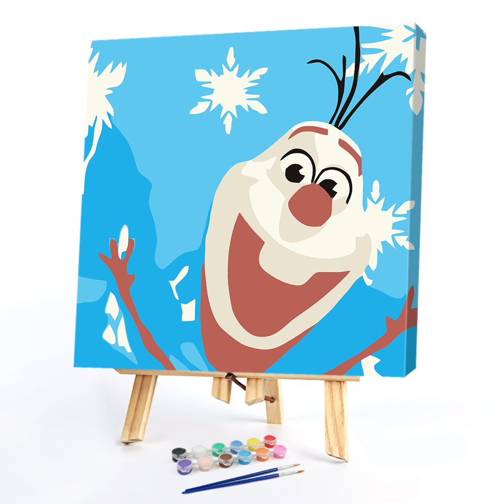 

20*20cm - Paint By Numbers - Snow Cartoon, 501 Original