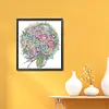 uk.everydayedeals (Limited Stock)Cross Stitch - 14ct Stamped - Fleur de rose violette (33*36cm)