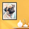 Pug Dog-11CT Stamped Cross Stitch 40*50cm/15.75*19.69in