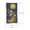 Diamond Painting -DIY Round Drill Bright Moon on The Lake(70*40 CM)