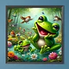 (40*40cm)Frog Sparrow - Full Round Drill Diamond Painting