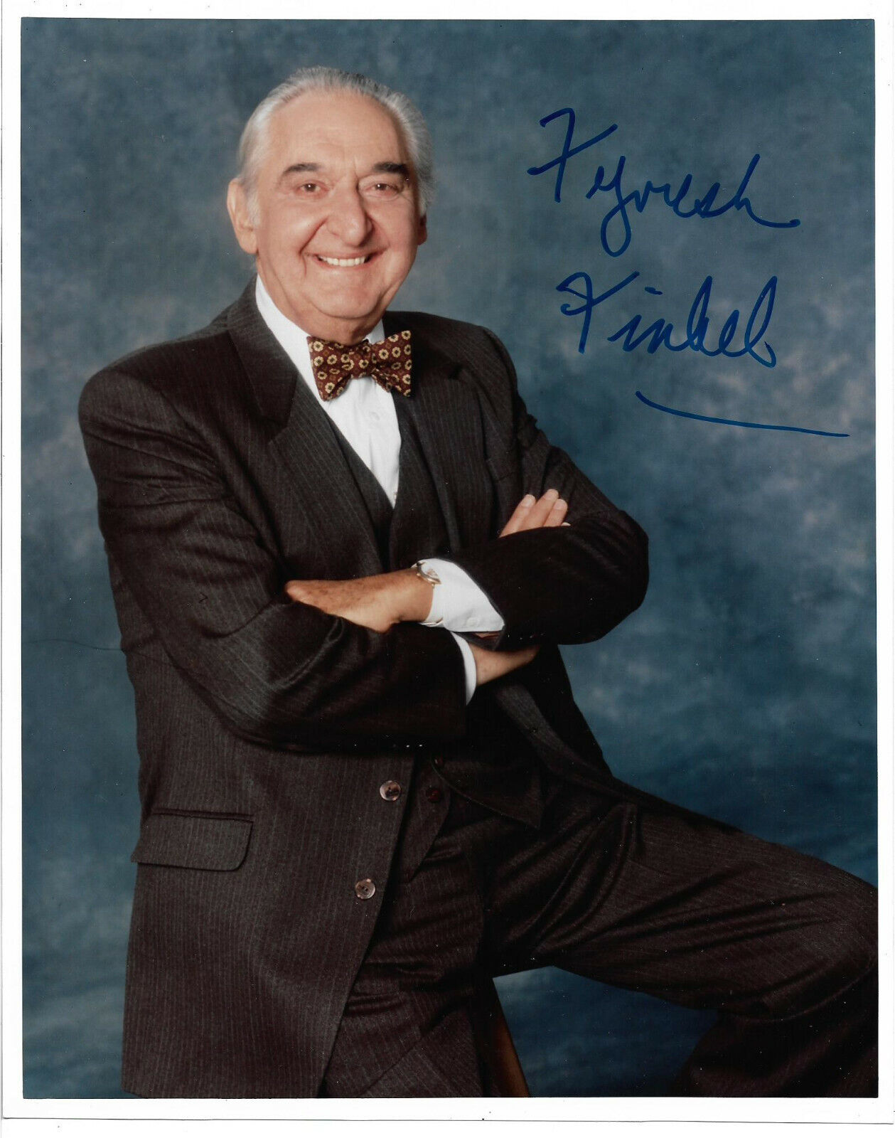 Fyvush Finkel Authentic Signed 8x10 Photo Poster painting Autograph Picket Fences, Boston Public