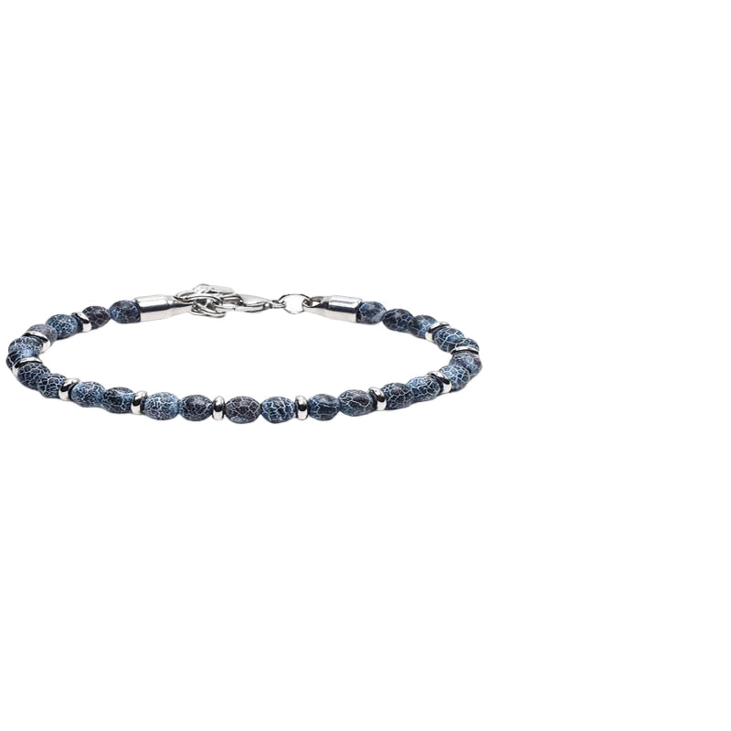 Minimalist Round 304 Stainless Steel Beaded Unisex Bracelets