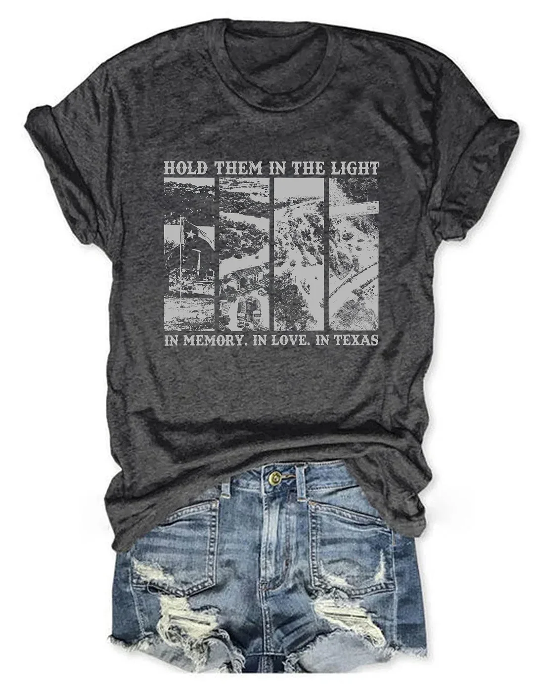 In Love In Memory Stronger Than Storm Texas T-shirt