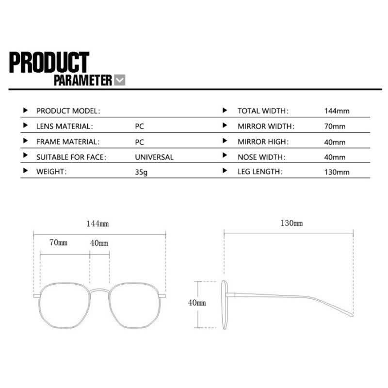 UV400 Future Warrior Personality Glasses