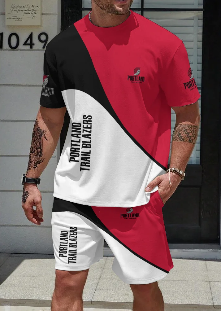 Portland Trail Blazers  Limited Edition Top And Shorts Two-Piece Suits