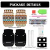 (US Local)Mandala Acrylic Double Sided Special Shape Diamond Painting Vase for Home