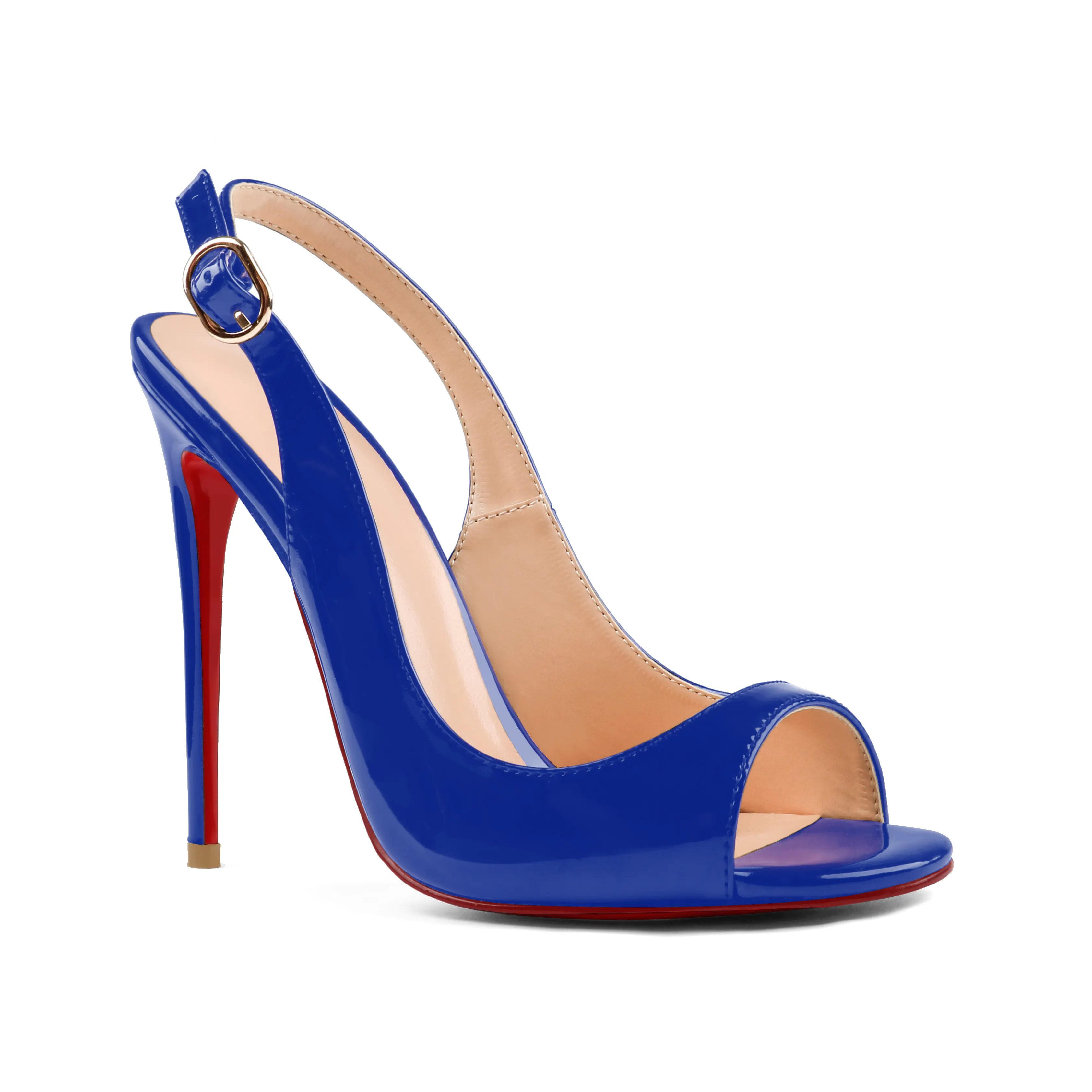 100mm/120mm Women's Open Toe Slingback Straps High heel Sandals-vocosishoes