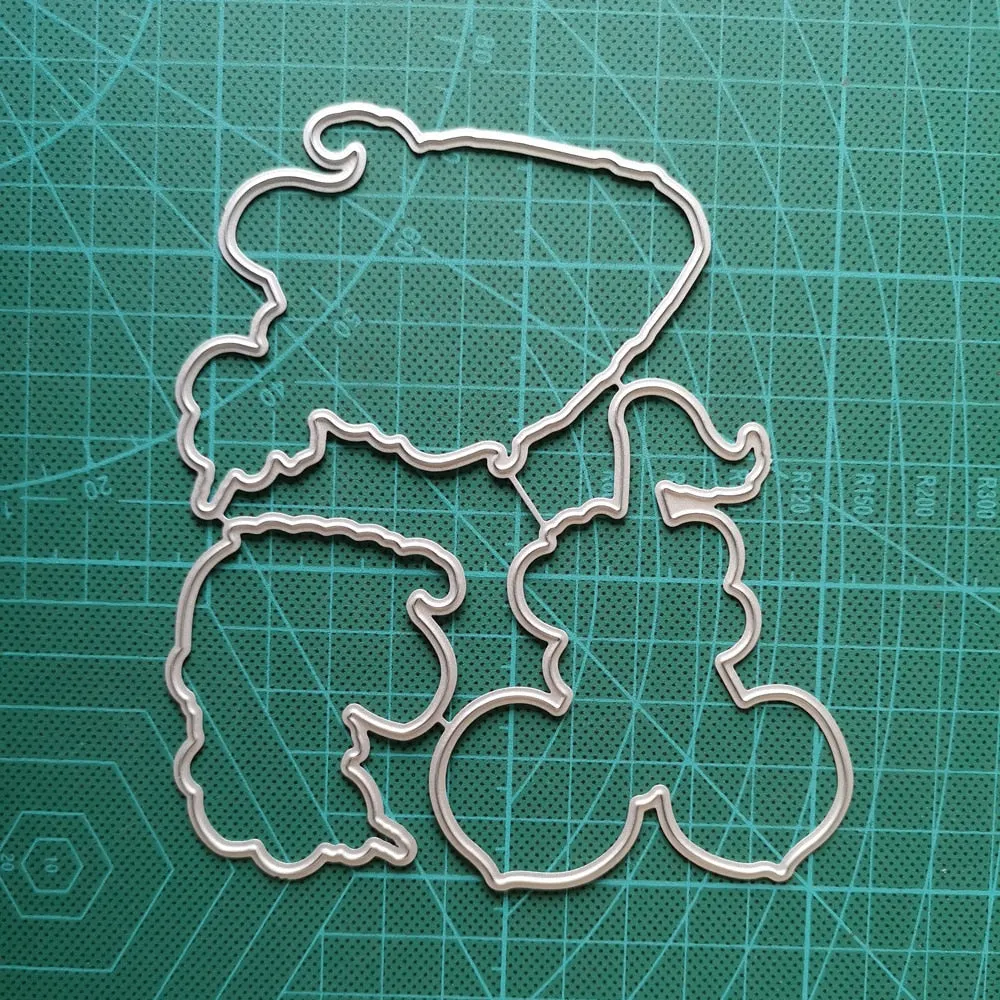 2020 New Arrival Irregular Gift Cat Fish Frame DIY Scrapbooking Stamps Craft Embossing Die Cut Making Stencil Template