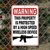 Shooting Warnings - Metal Tin Signs(8*12Inch/12*16Inch)