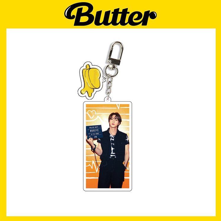 BTS Butter Album Member Photo Keychain