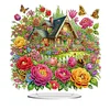 Flower House Double Sided - 5D DIY Ornament