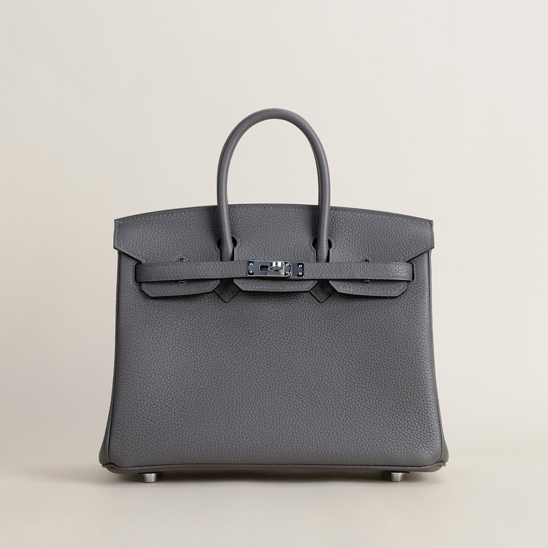 Birkin 25cm Togo 8F Etain PHW
