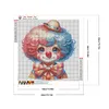 Clown Makeup Girl-Full Round Diamond painting 40*40CM