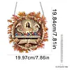 Last Supper Diamond Painting Pendant DIY Kit with Special Shaped Crystal Rhinestones, Single-Sided Drill, 7.76x7.68in for Home and Garden Wall Decor