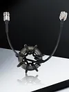 1.8-30MHz Shortwave Common Mode Filter Ferrite Cores HF Common Mode Choke Balun 150W PEP EM43 Toroid Core for Shortwave Communication Antenna Grounding