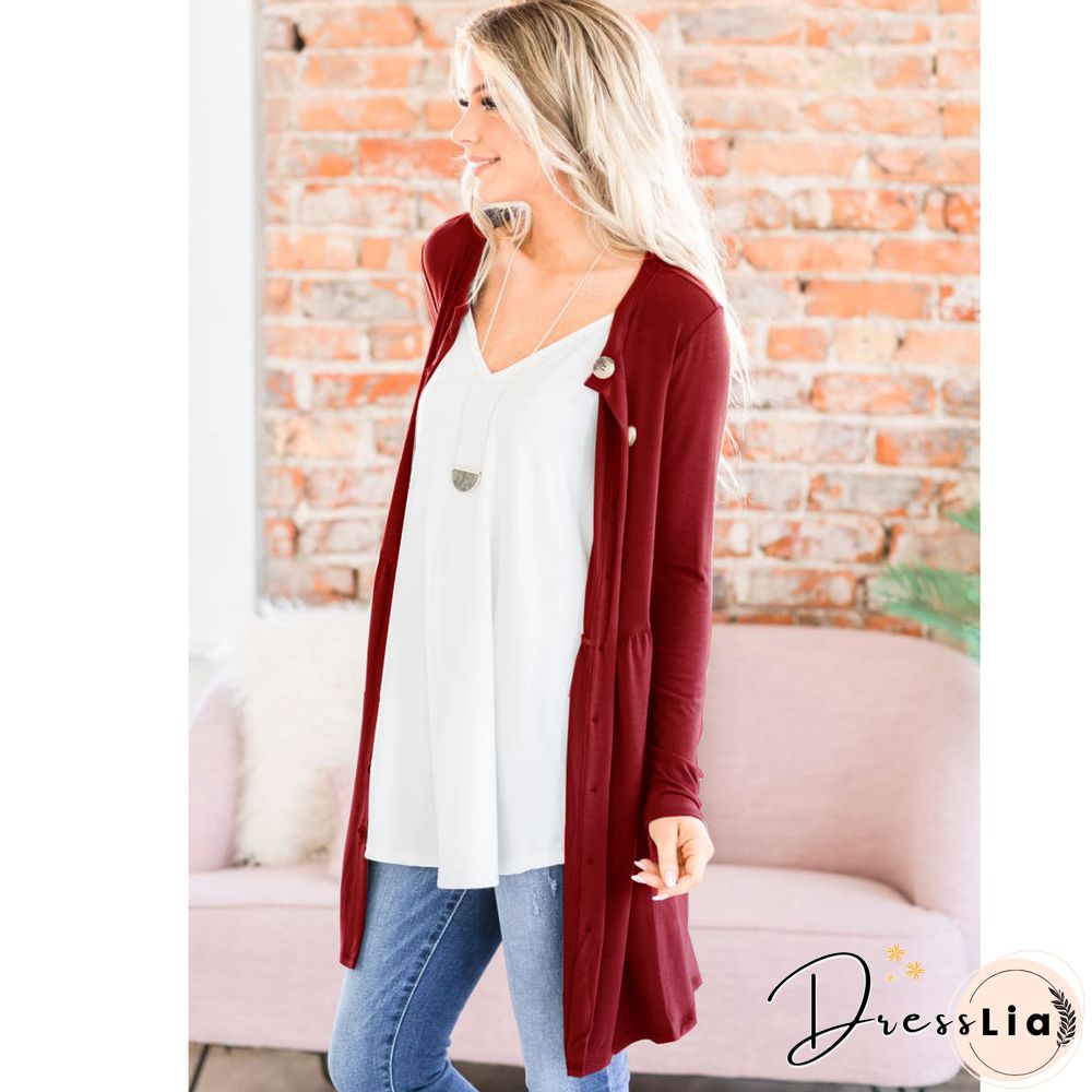 Women Soft Sweater Outwear Cardigans