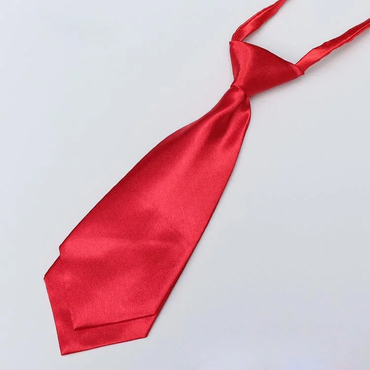 Handmade Bow Tie Necktie Solid Color Double Layer Women's and Children's School Uniform Shirt Accessories Trendy Small Tie Gifts