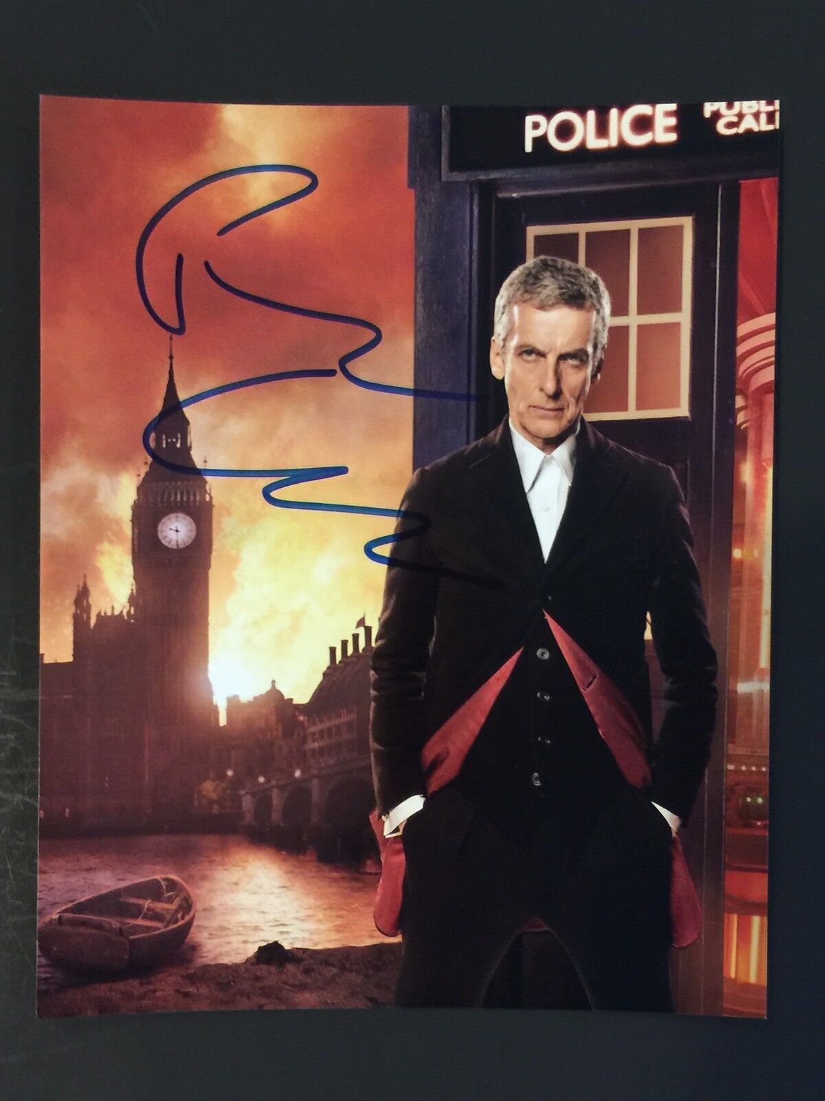 Peter Capaldi Doctor Who Autograph Signed Photo Poster painting JSA COA 8 x 10 Dr Who