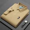 Fashionable Short Sleeve Embroidered Loose POLOS