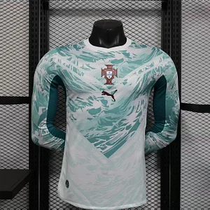 2026 Player Version Long Sleeve Portugal Away Football Shirt 1:1 Thai Quality