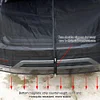 Boot Door Privacy Curtains Mesh Boot Window Screen UV Protection SUV Accessories