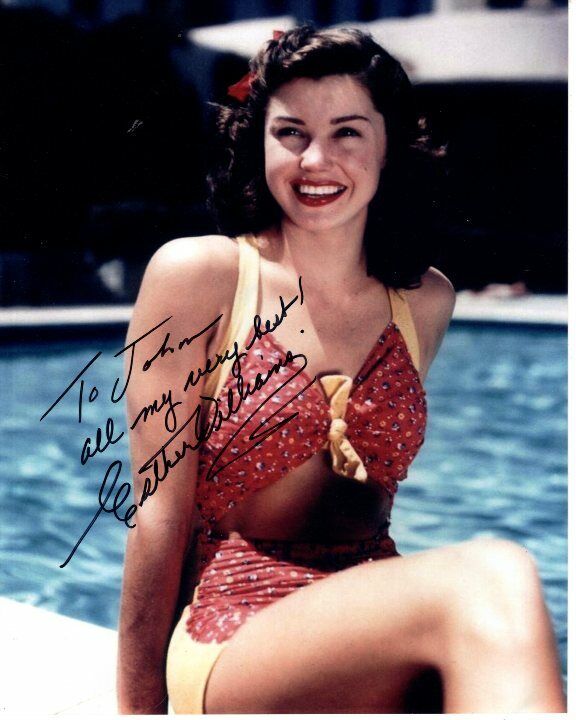 ESTHER WILLIAMS Autographed Signed Photo Poster paintinggraph - To John