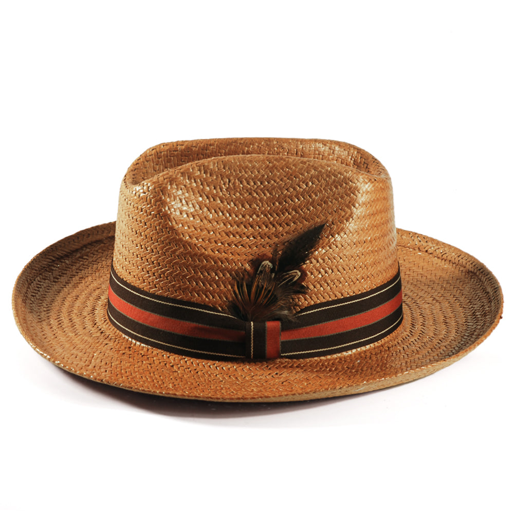 Woven Feather Fedora, Structured Style