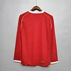 2006-2007 Retro Long Sleeve Manchester United Home Football Shirt 1:1 Thai Quality