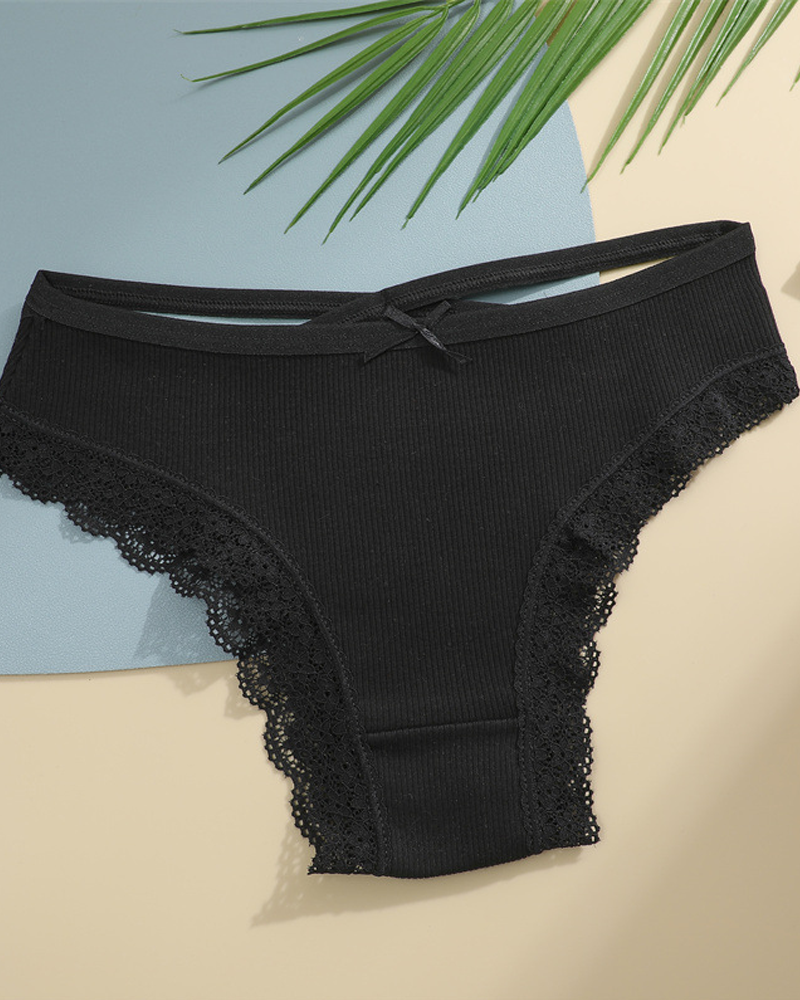 Low-Rise Bikini Lace Women's Panties