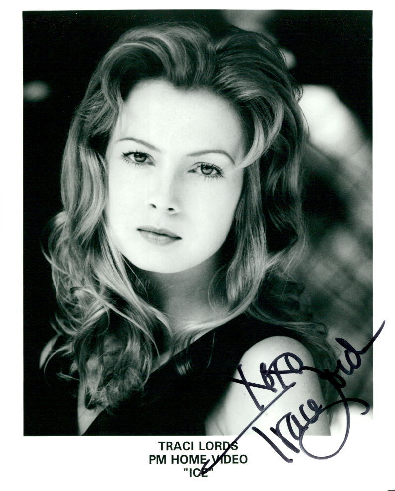 Traci Lords signed 8x10 Photo Poster painting COA