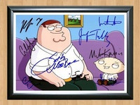 Family Guy Mila Kunis Cast Signed Autographed Photo Poster painting Poster Print Memorabilia A2 Size 16.5x23.4