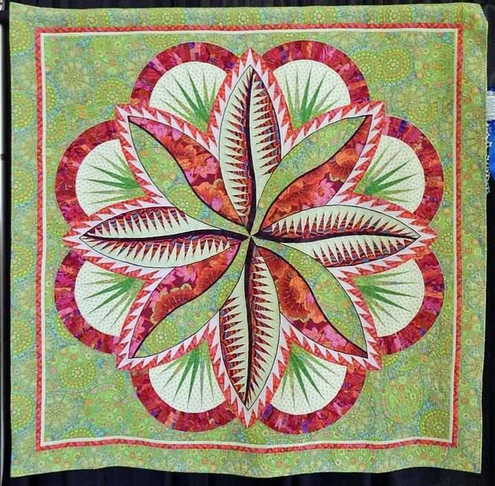 Dahlia quilting template set （8pcs）