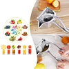 Fruit Juicer Lemon Orange Squeezer Extractor Stainless Steel Portable Manual Squeezing Tool Easy to Use for Home
