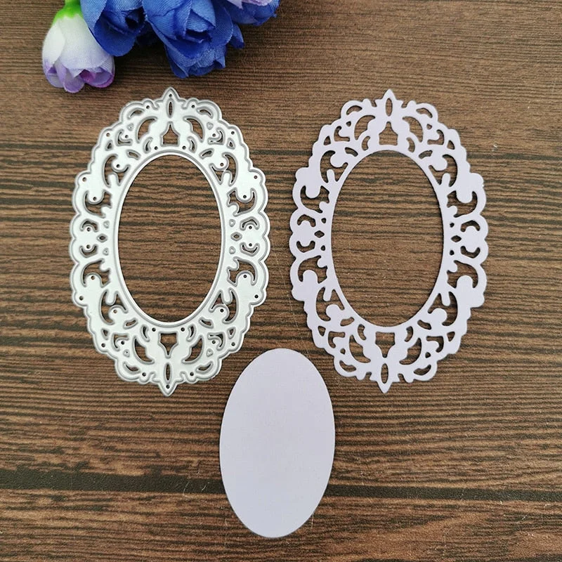 Frame Lace Metal Cutting Dies Stencils For DIY Scrapbooking Decorative Embossing Handcraft Die Cutting Template